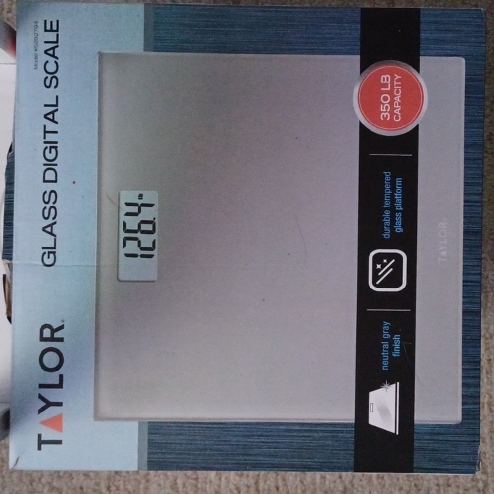 Taylor Glass Digital Scale.